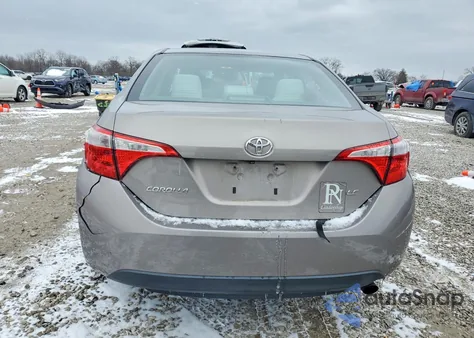 2014 Toyota Corolla Le z USA, uszkodzony, nr VIN 2T1BURHE7EC017876